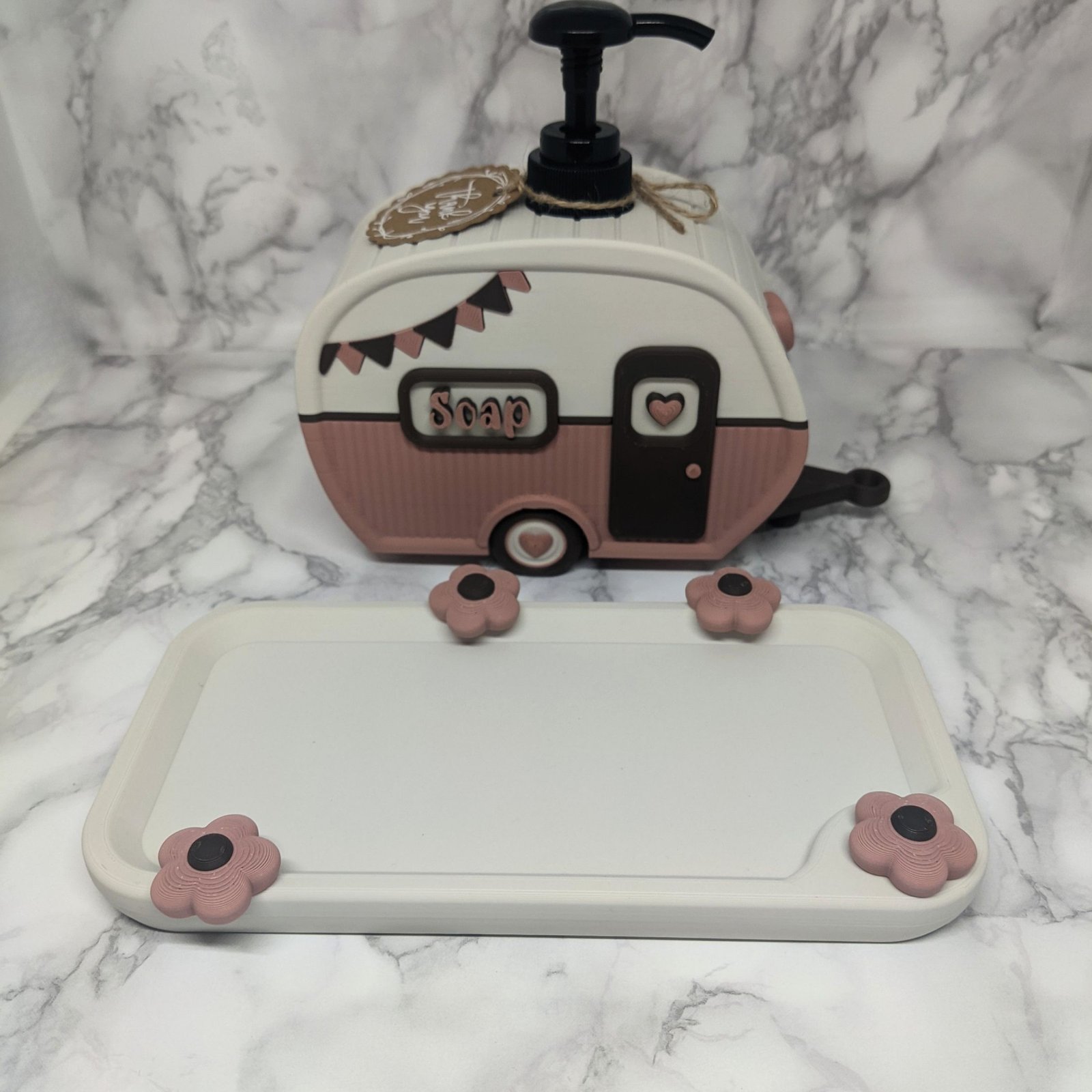 Soap Dispenser, 3D Printed Caravan Decor, 100ml Soap Pump, RV Bathroom Decor, Camping Gift, Kitchen Decor - Image 5