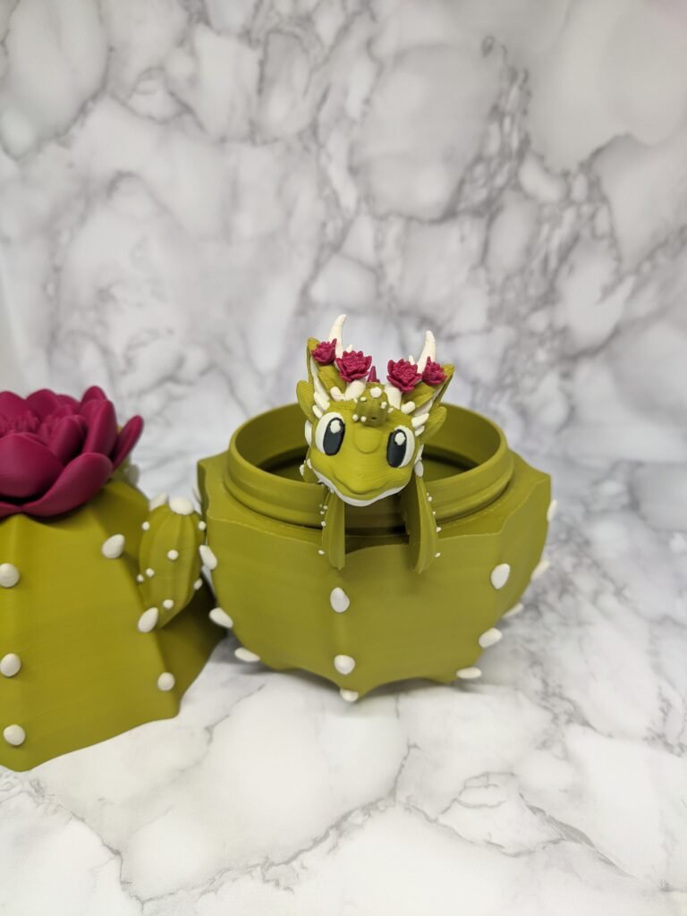3D Printed  Dragon Figurine , Cute Fantasy Dragon Decor, Dragon Collectible, Fantasy Gift