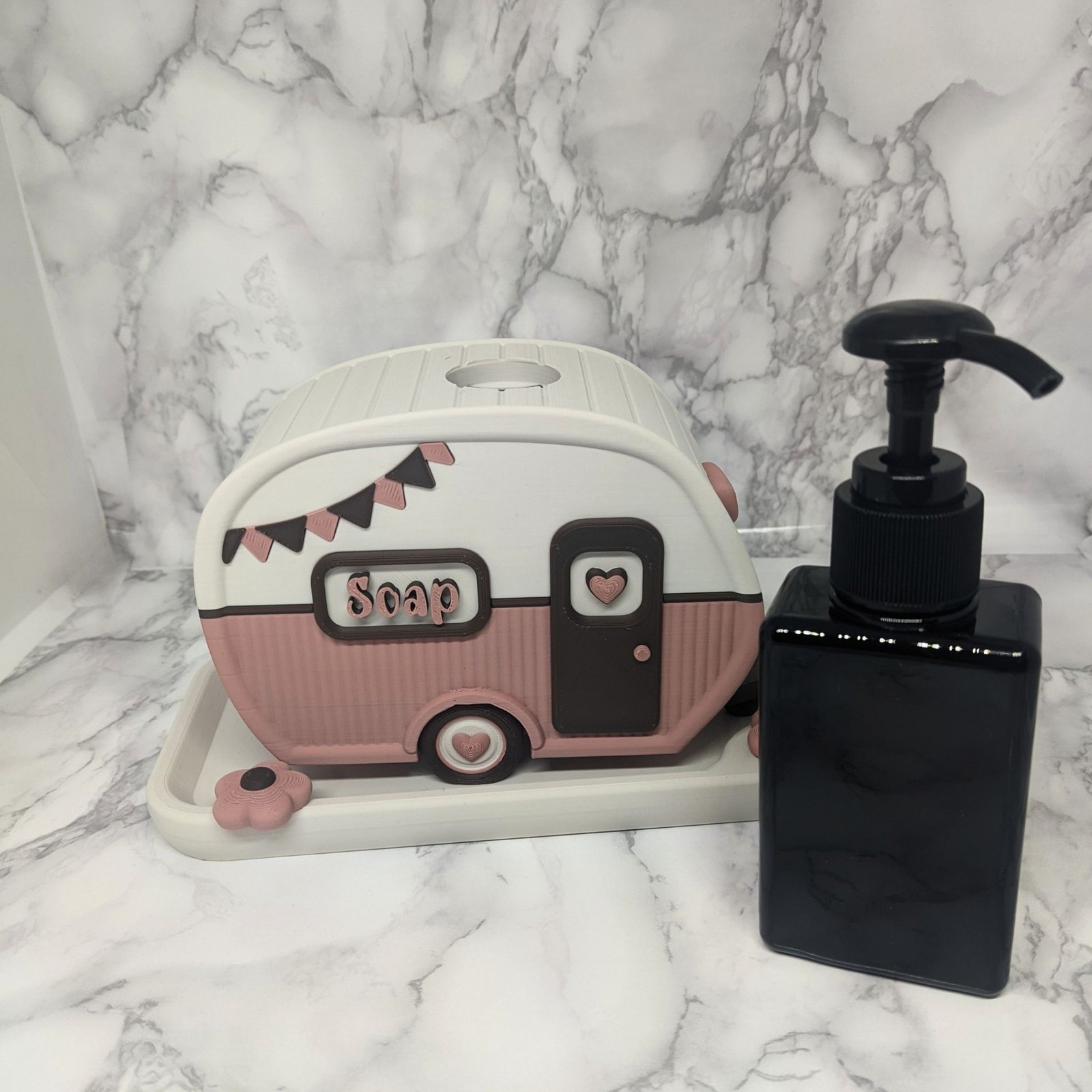 Soap Dispenser, 3D Printed Caravan Decor, 100ml Soap Pump, RV Bathroom Decor, Camping Gift, Kitchen Decor - Image 6