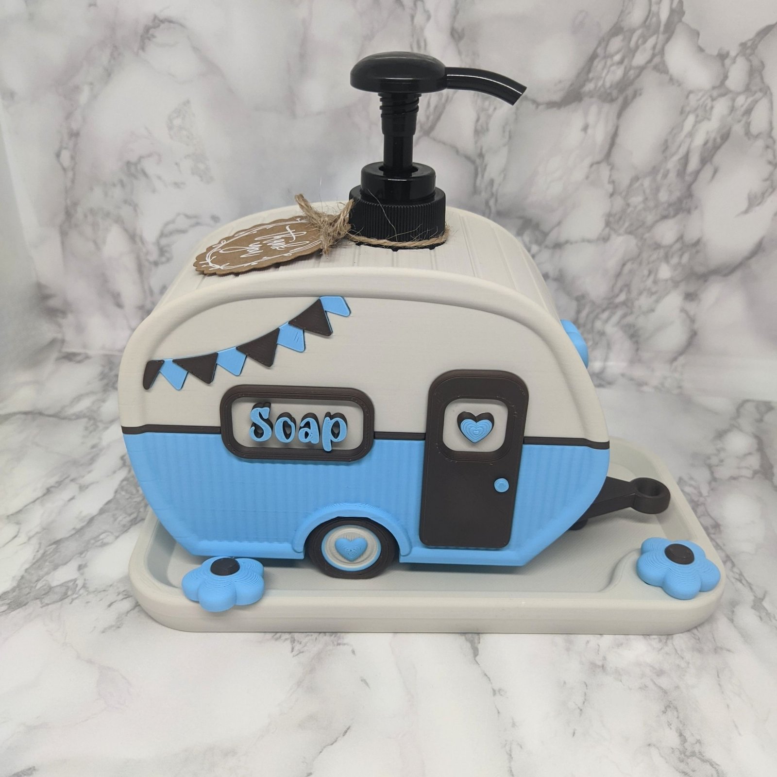 Soap Dispenser, 3D Printed Caravan Decor, 100ml Soap Pump, RV Bathroom Decor, Camping Gift, Kitchen Decor - Image 8