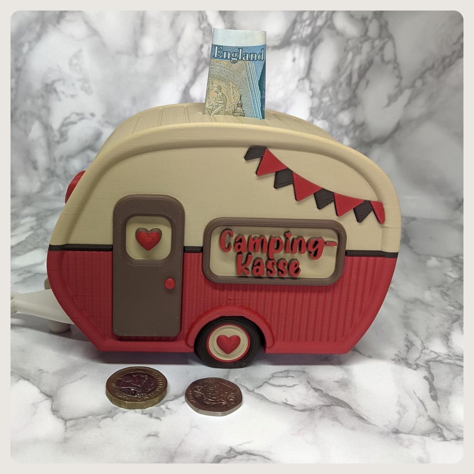Caravan Bank – Camper Money Box – Road Trip & Camping Fund – Personalized Travel Gift – Camping Lover Gift - Image 5