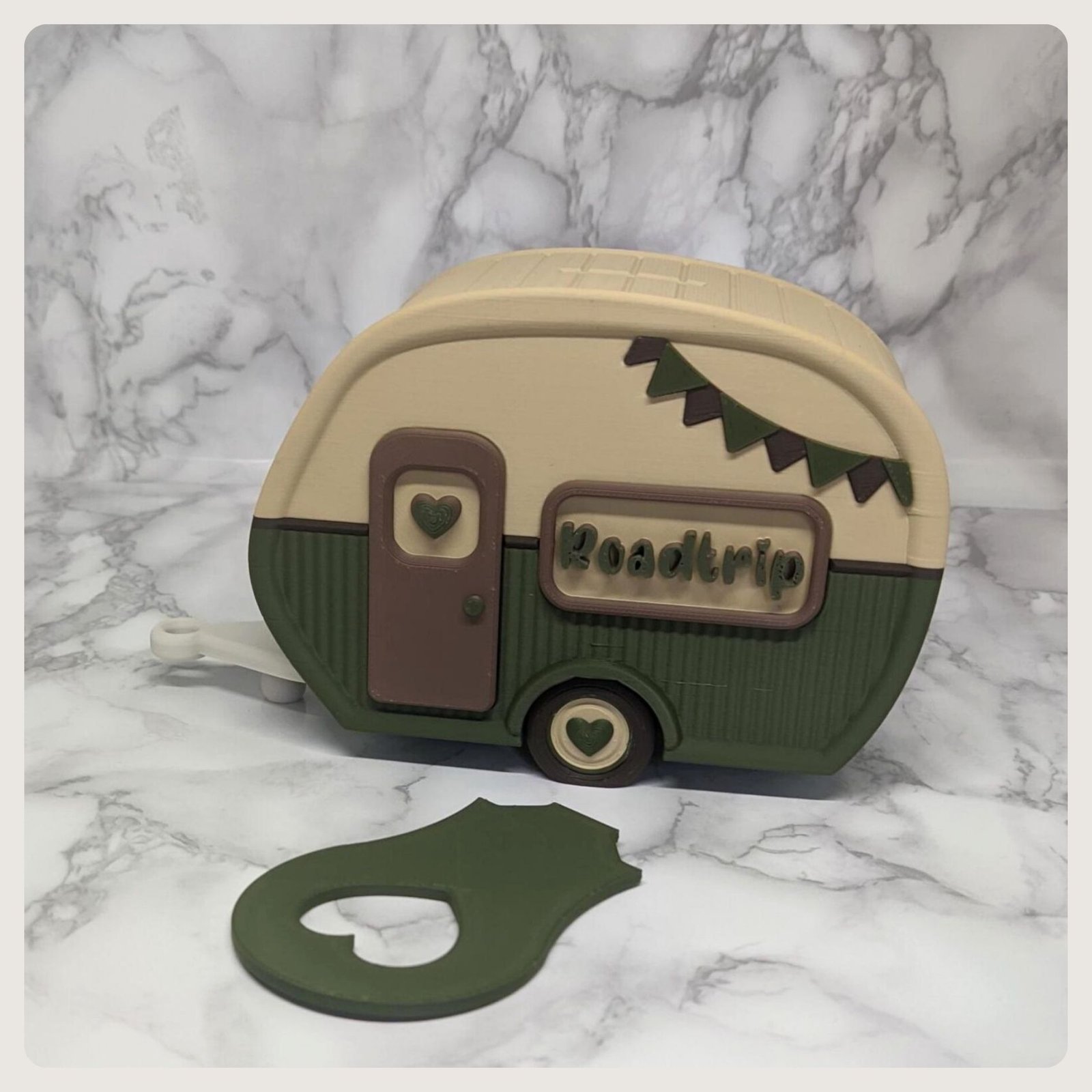 Caravan Bank – Camper Money Box – Road Trip & Camping Fund – Personalized Travel Gift – Camping Lover Gift - Image 6